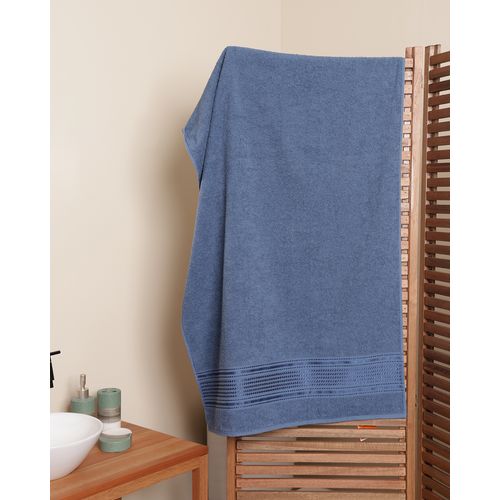 Toalha de Banho Camesa 70cm x 140cm Eletra Azul