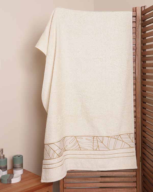 Toalha de Banho Olinda 70cm x 135cm Dubai Bege UN