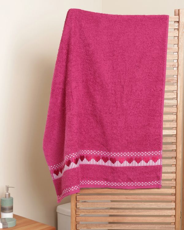 Toalha De Banho Olinda 70cm x 135cm Amare Rosa UN