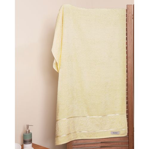Toalha de Banho Karsten 66x1,35cm Jade Amarela