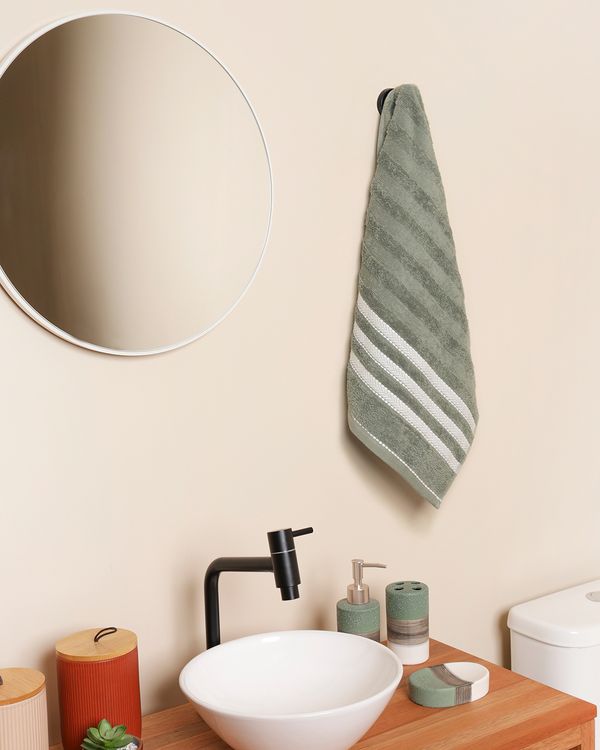 Toalha De Rosto 50cm x 70cm Jacquard Asti Verde UN