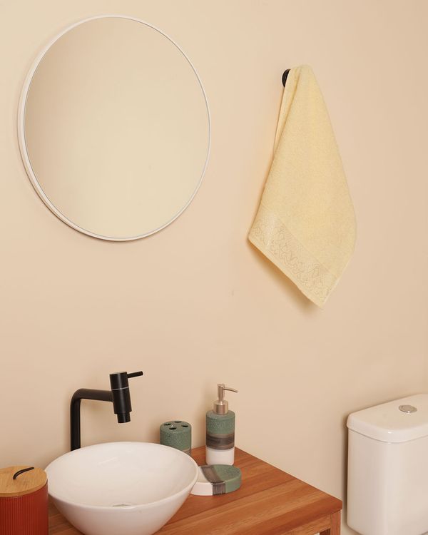 Toalha de Rosto Lille 45cmx70cm Olinda Amarela UN