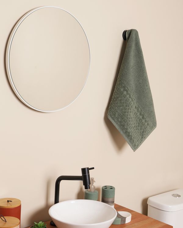 Toalha De Rosto Atlântica 70cm x 50cm Cosmo Verde UN