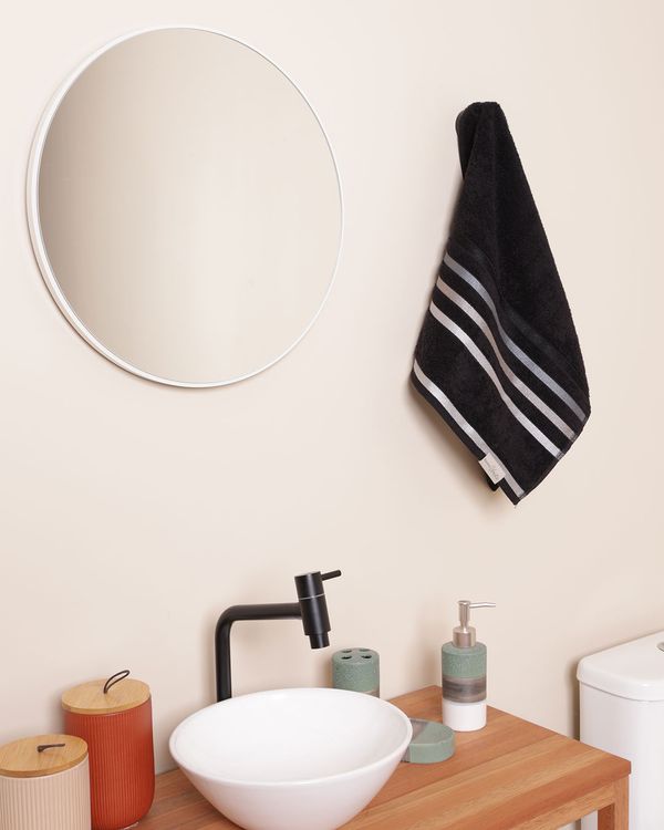 Toalha Rosto Karsten 48cm x 80cm Lumina Preta UN