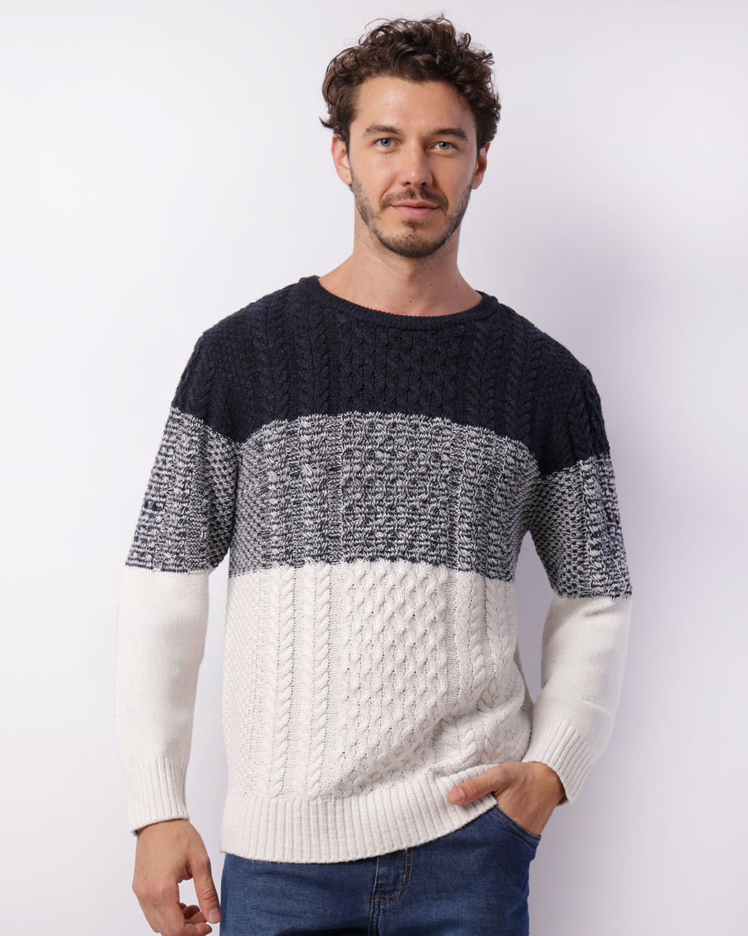 Tricot-7w24m-974-Cable-Montes---Branco