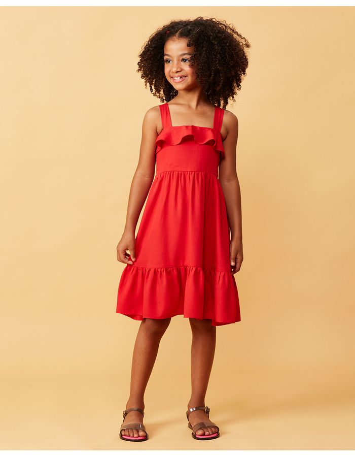 Vestido-4123003-Reg-Viscose-Verm-F410---Vermelho-Medio