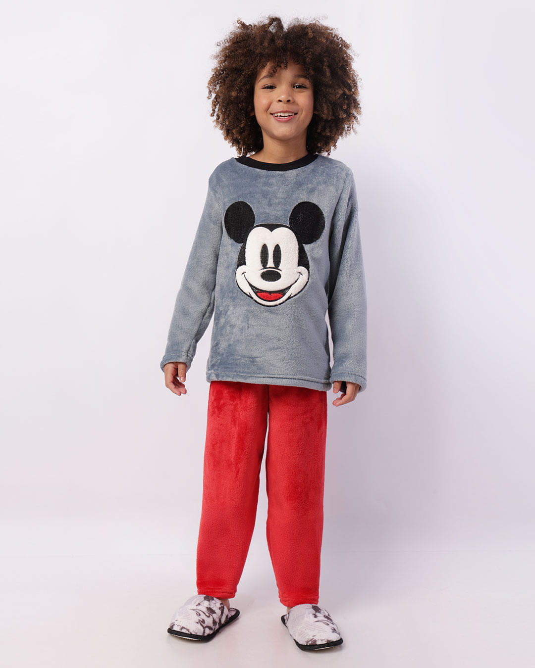 Pijama-Ml-Fleece-Info-Mickey-19610---Cinza