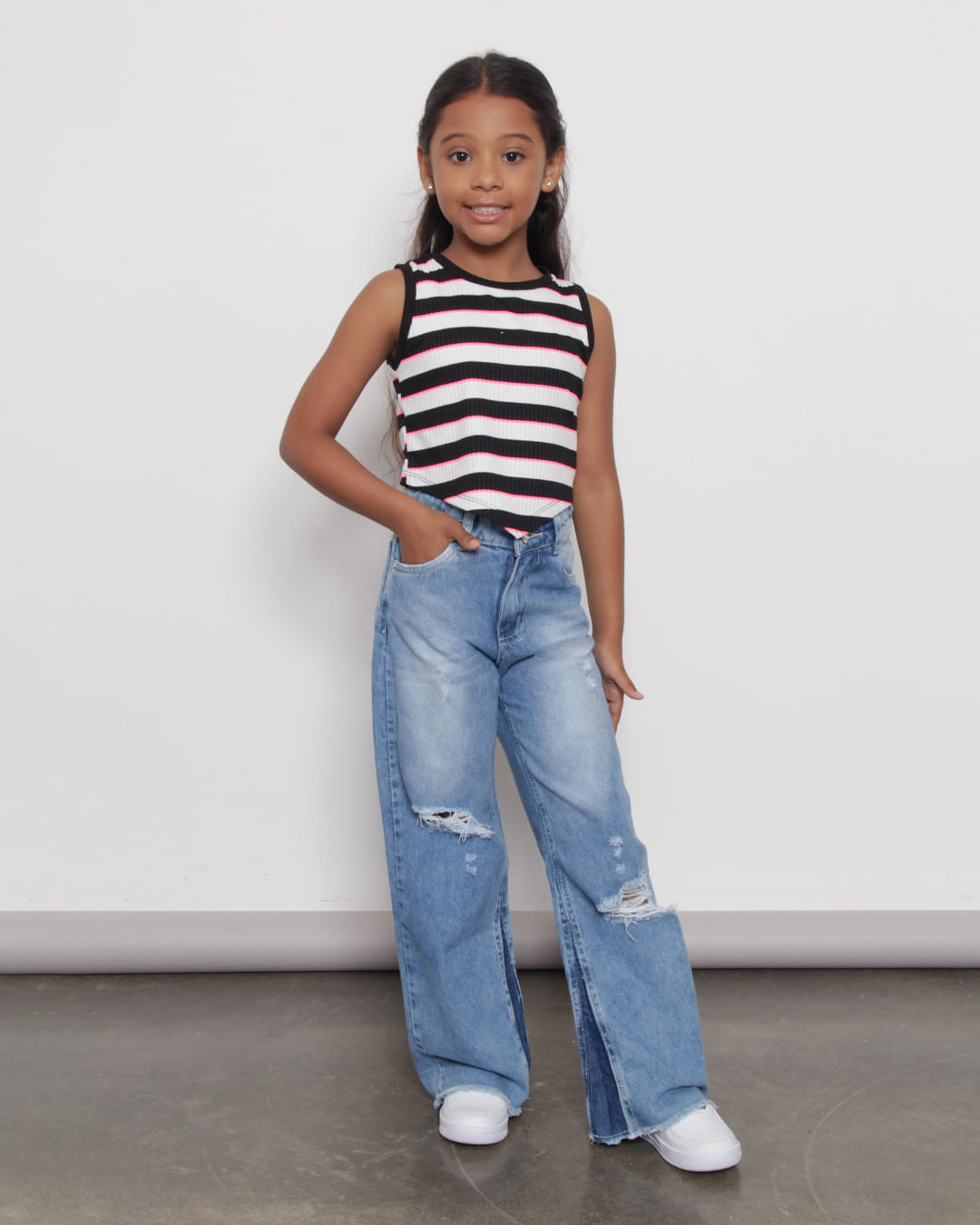 Wide Leg Jeans CalÇa Boca De Sino Para CrianÇa Loja De Jeans