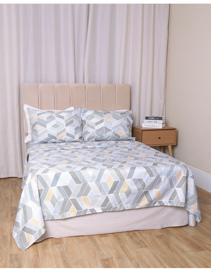 Jogo-De-Cama-Queen-4-Pecas-Andreza-Estampa-Geometrica-Cinza