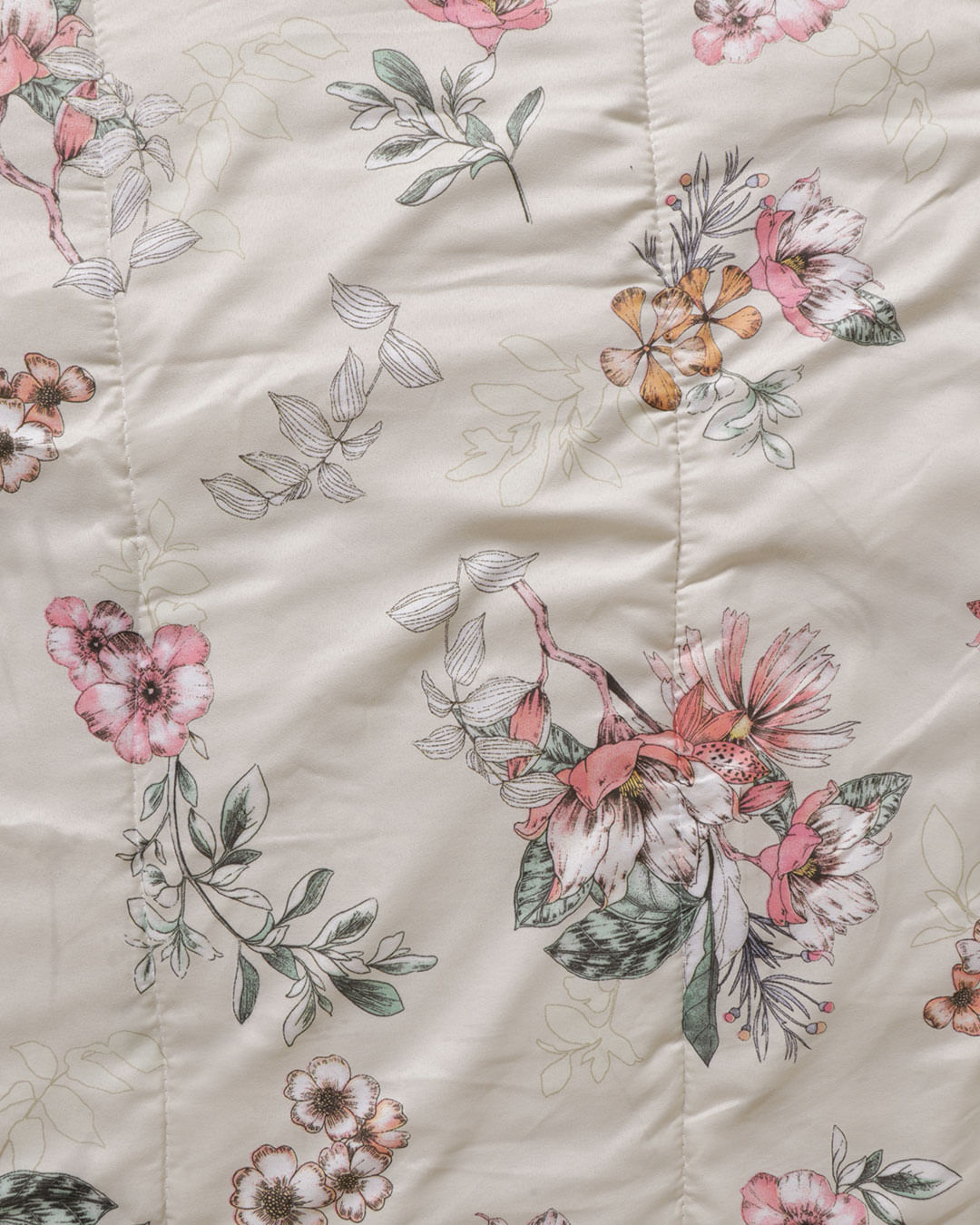 Coberdrom-Queen-Plush-Combo-Soft--Slim---Amarelo-Floral