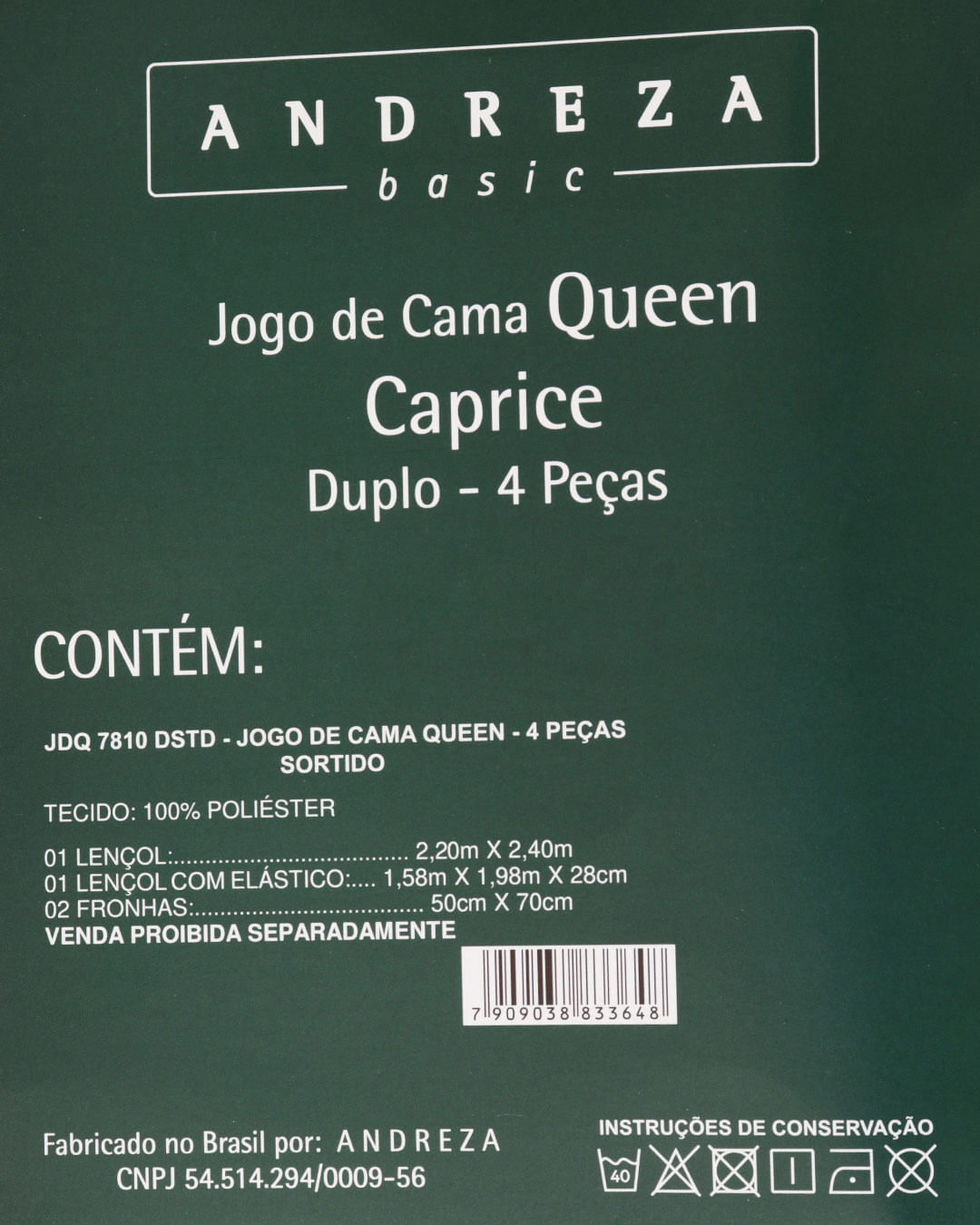 Jogo-De-Cama-Queen-Caprice---4-Pecas---Branco-Floral