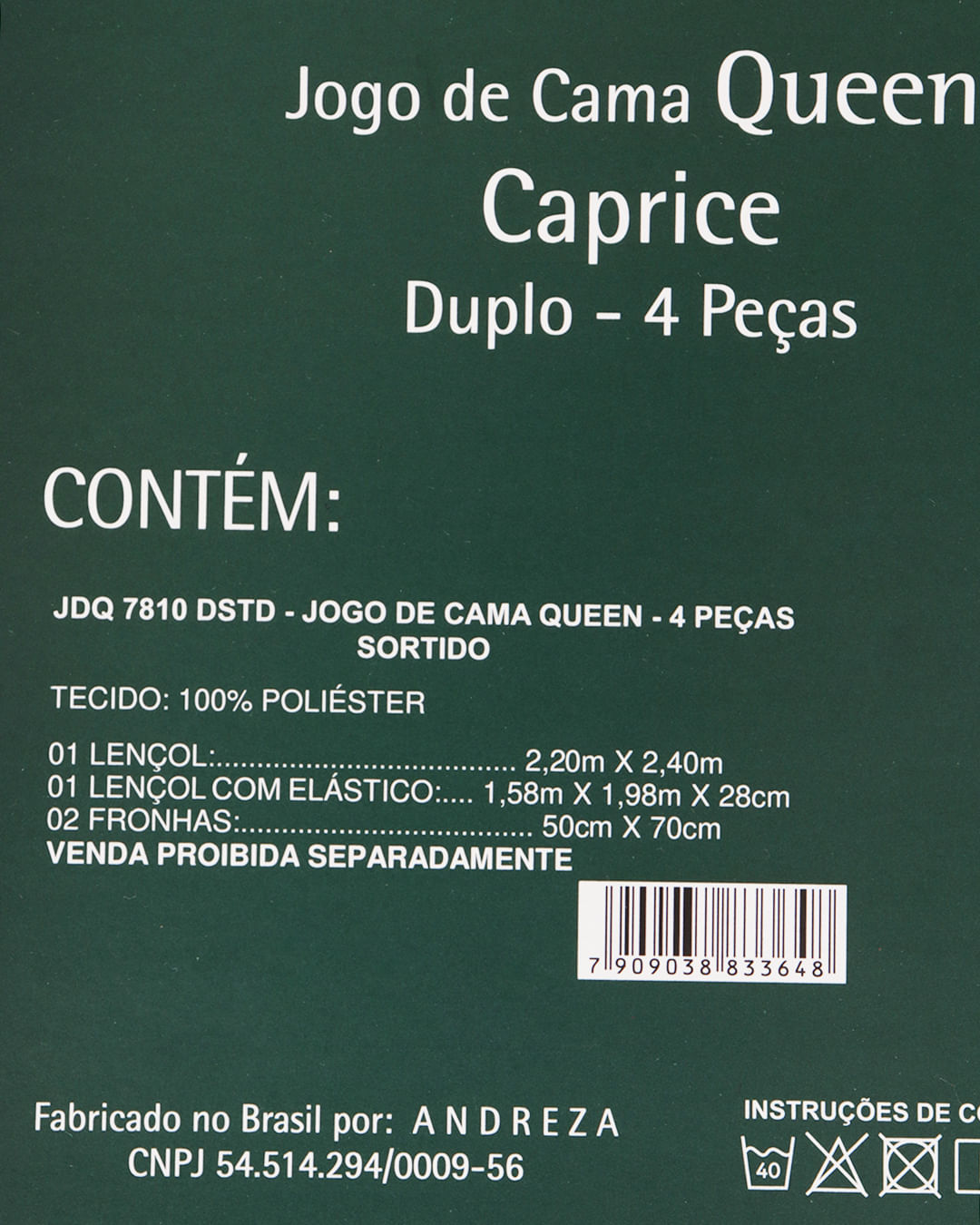 Jogo-De-Cama-Queen-Caprice---4-Pecas---Branco-Geometrico