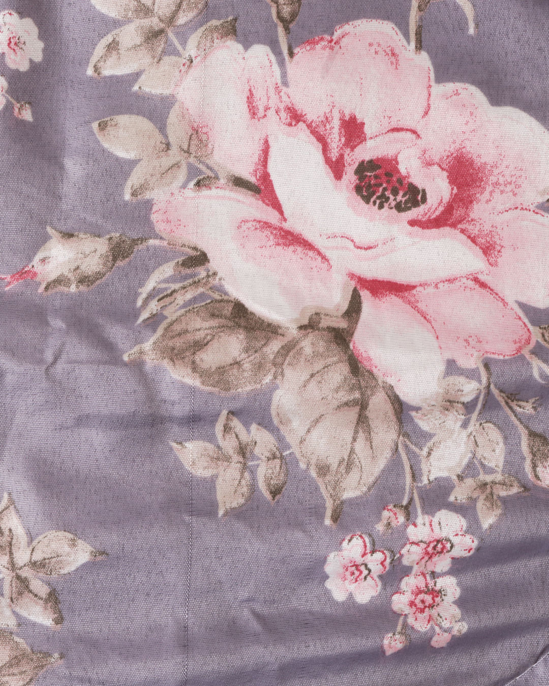 Coberdrom-Queen-Slim-Hedrons-Flannel-Floral-Lilas