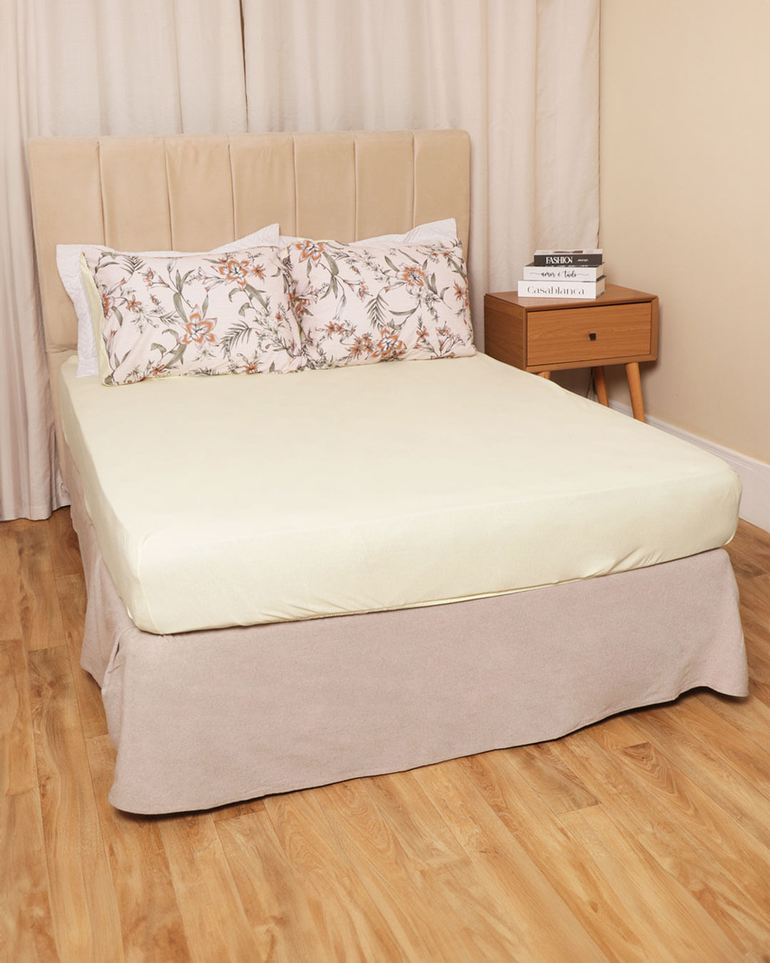 Jg-De-Cama-Queen-Slim-3pcs---Amarelo-Medio