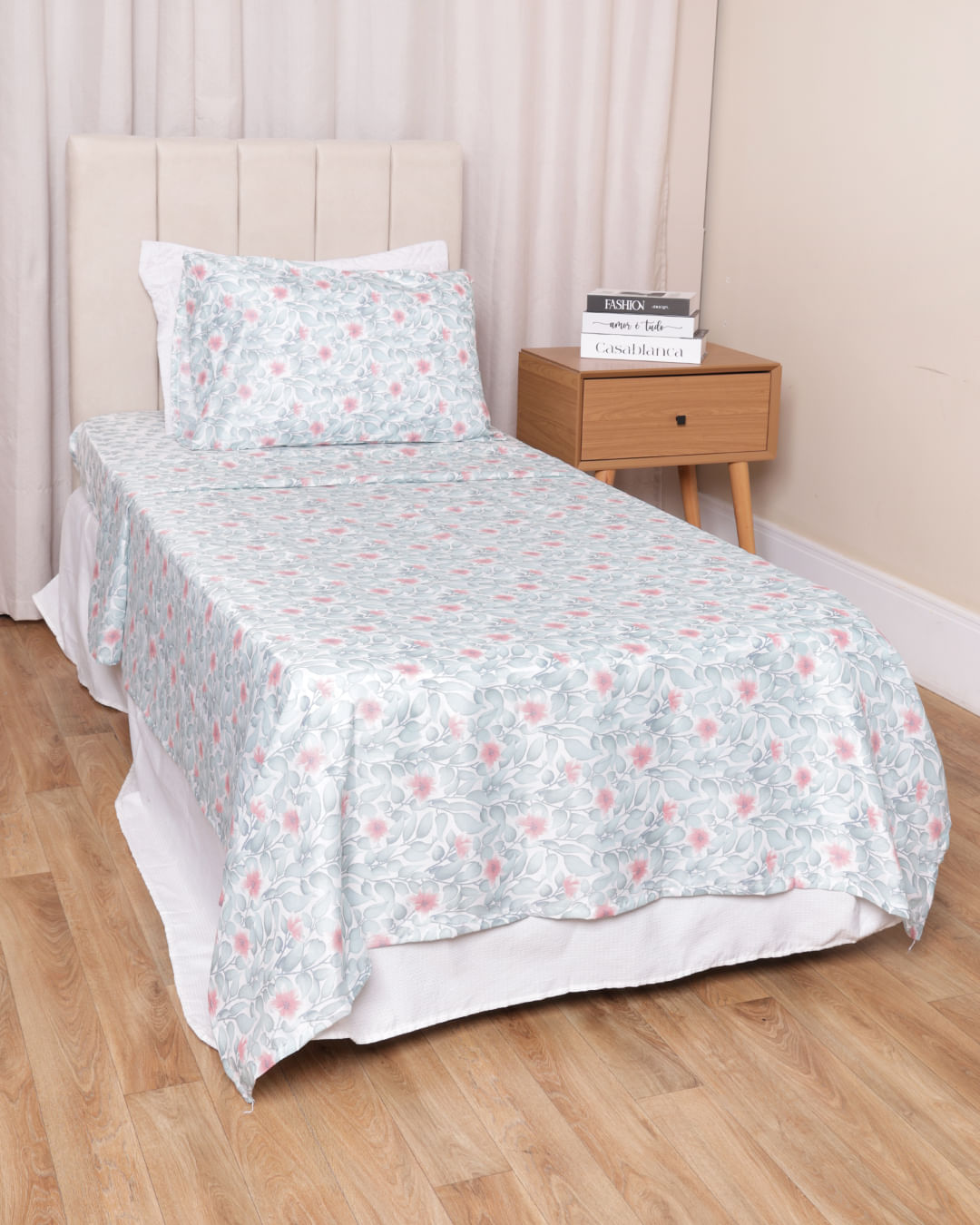Jogo-De-Cama-Solteiro-Caprice---3-Pecas---Estampado-Floral