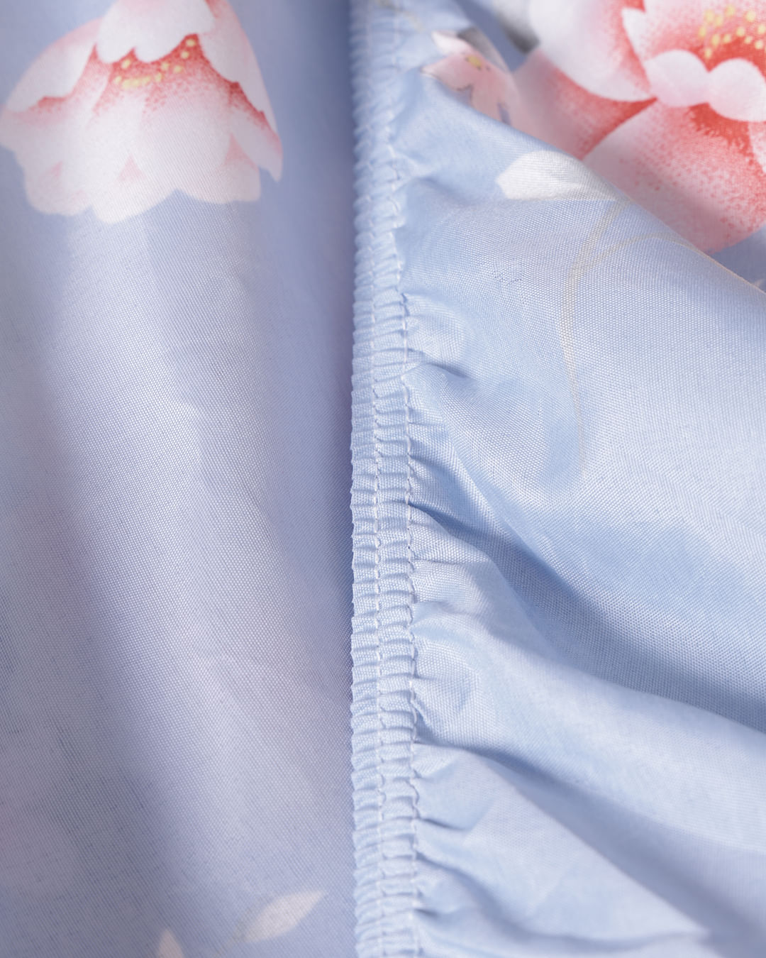 Lencol-Avulso-Casal-C-Elast--Camp---Azul-Floral