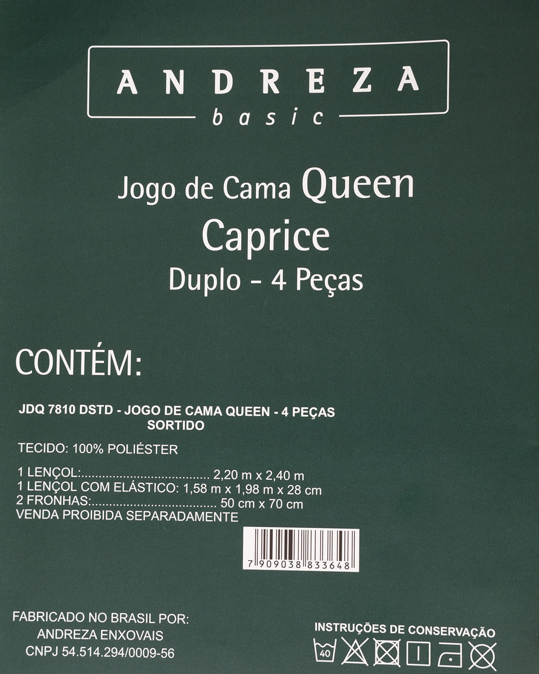 Jogo-De-Cama-Queen-Caprice---4-Pecas---Branco-Outros