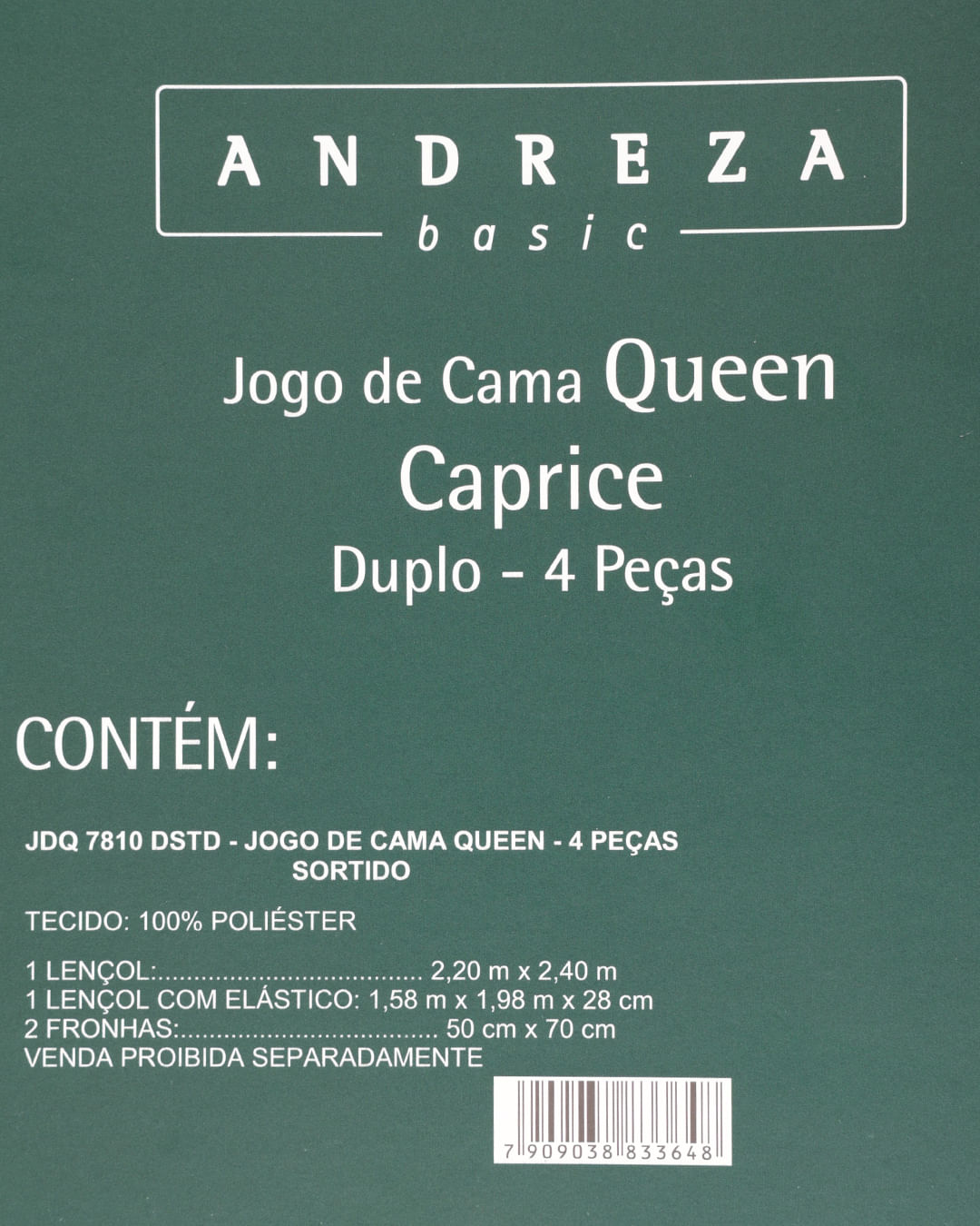 Jogo-De-Cama-Queen-Caprice---4-Pecas---Cinza-Xadrez