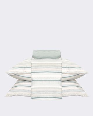 Jogo-De-Cama-Queen-Caprice---4-Pecas---Verde-Listrado
