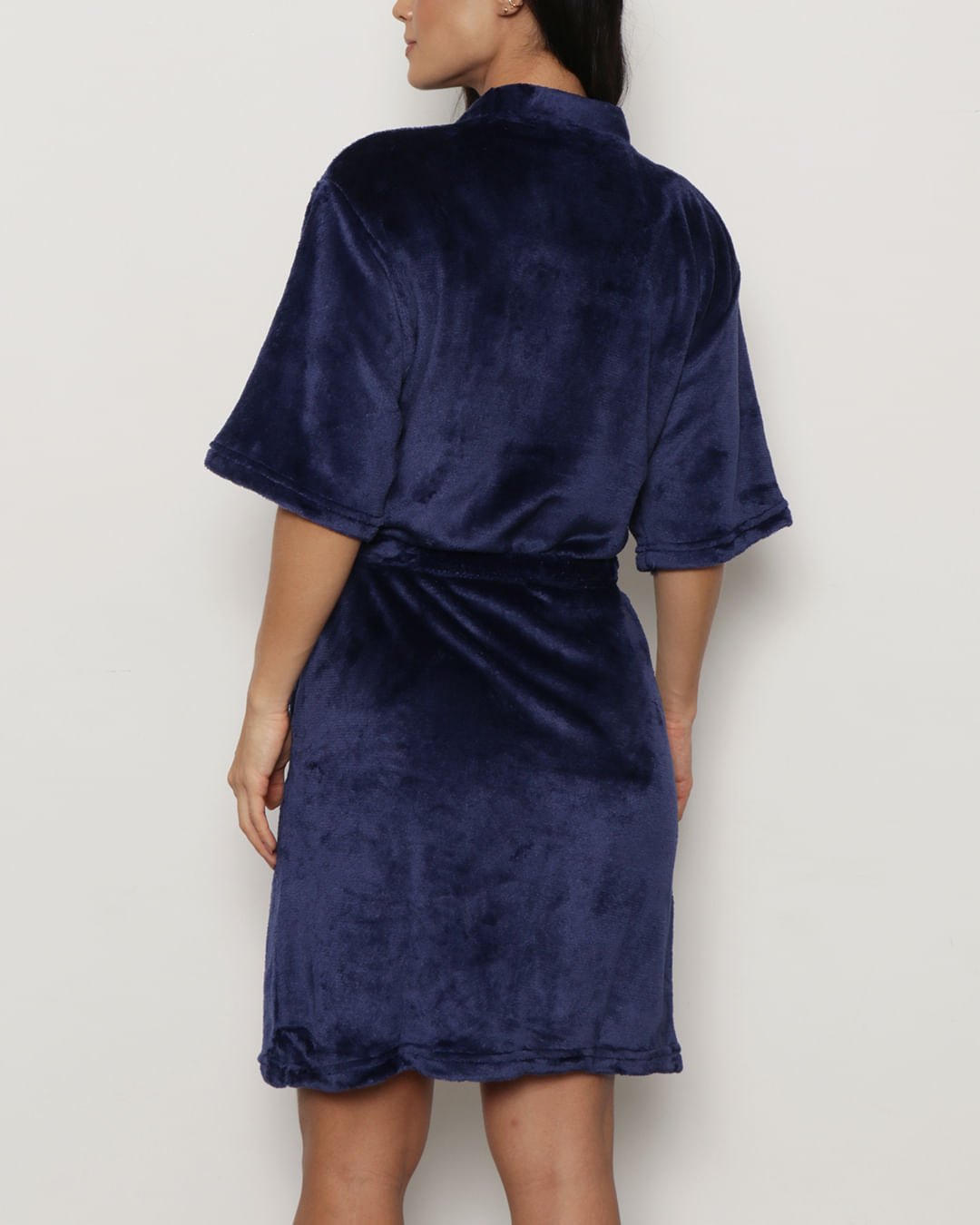 Roupao-Unissex-Plumagem-Flannel-Plush-Marinho