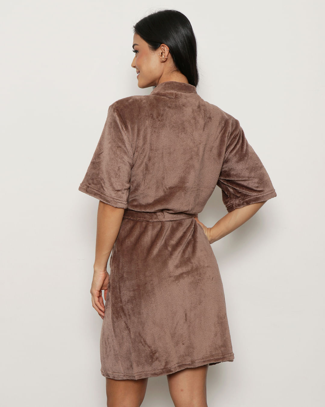 Roupao-Unissex-Plumagem-Flannel-Plush-Marrom