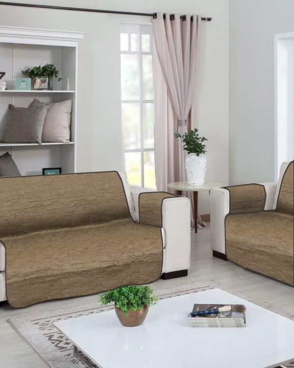 Kit Protetor Sofá 2 e 3 Lugares Branyl Chenille Verde UN