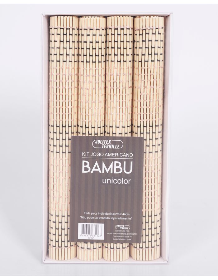 Kit-Jogo-Americano-Bambu-4-Pcs-Bge---Bege