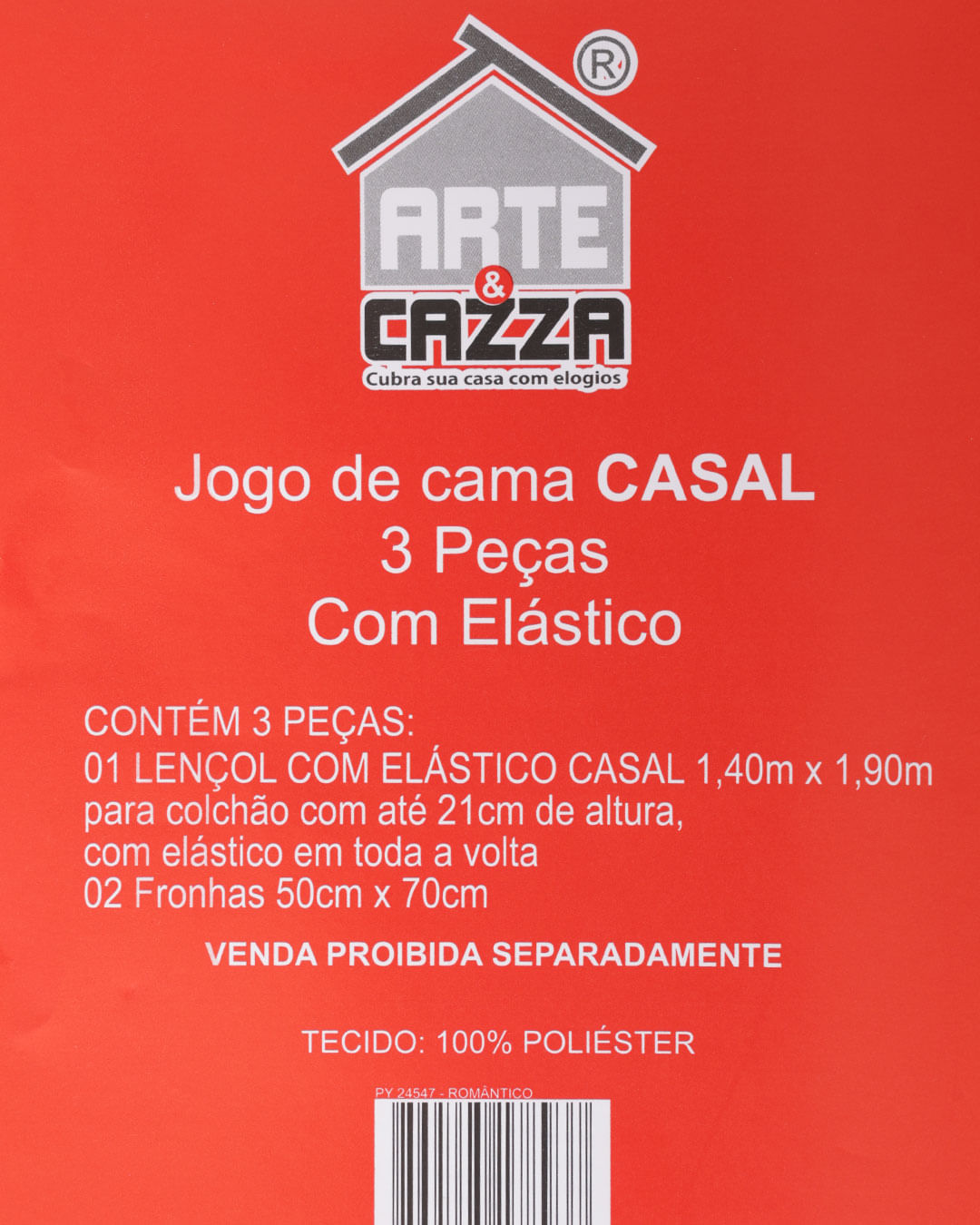 Jogo-De-Cama-Casal-3-Pcs-Romantico---Laranja-Medio