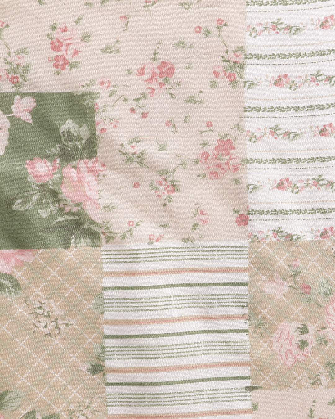 Jogo-De-Cama-Casal-3-Pcs-Romantico---Bege-Geometrico