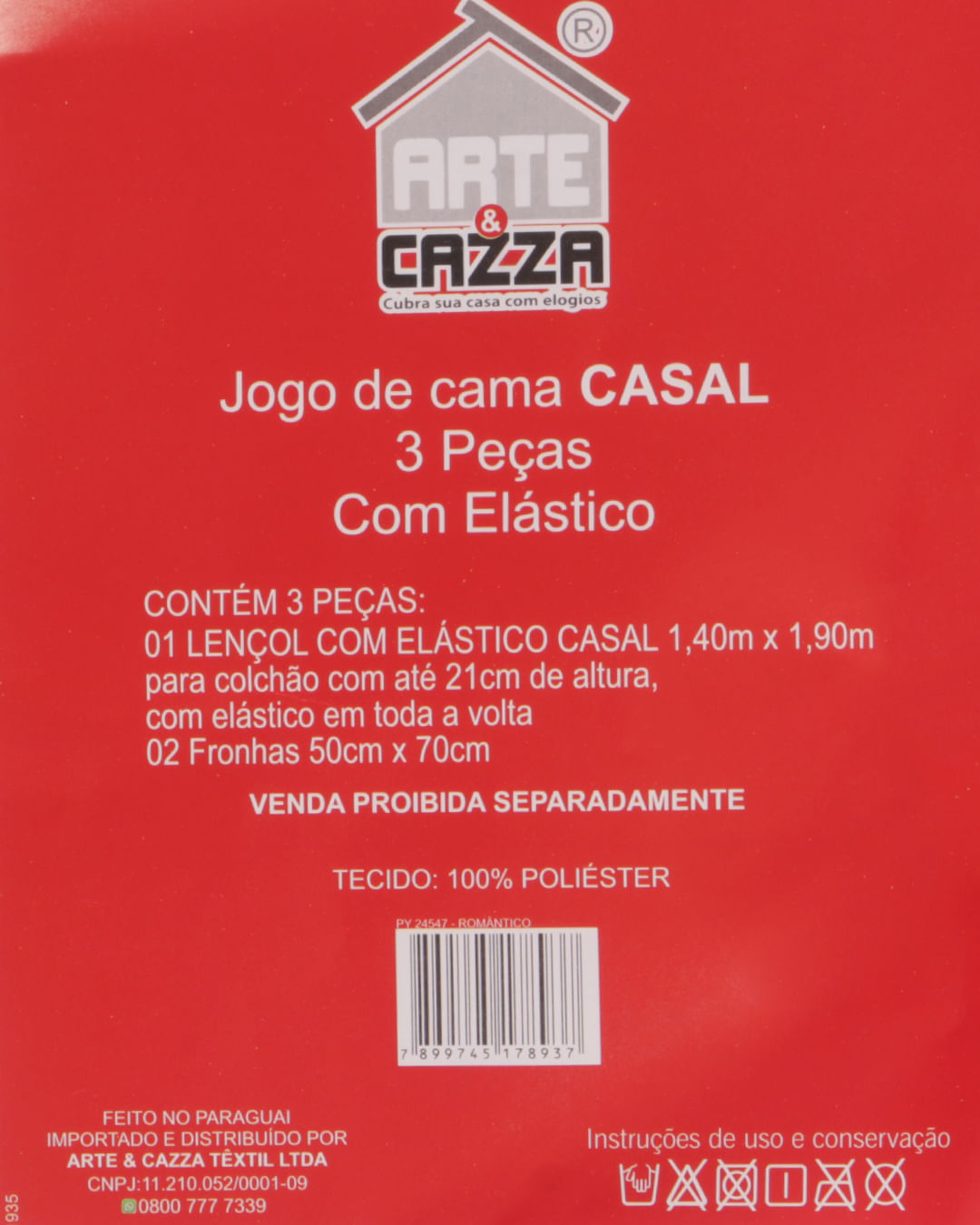 Jogo-De-Cama-Casal-3-Pcs-Romantico---Rosa-Listrado