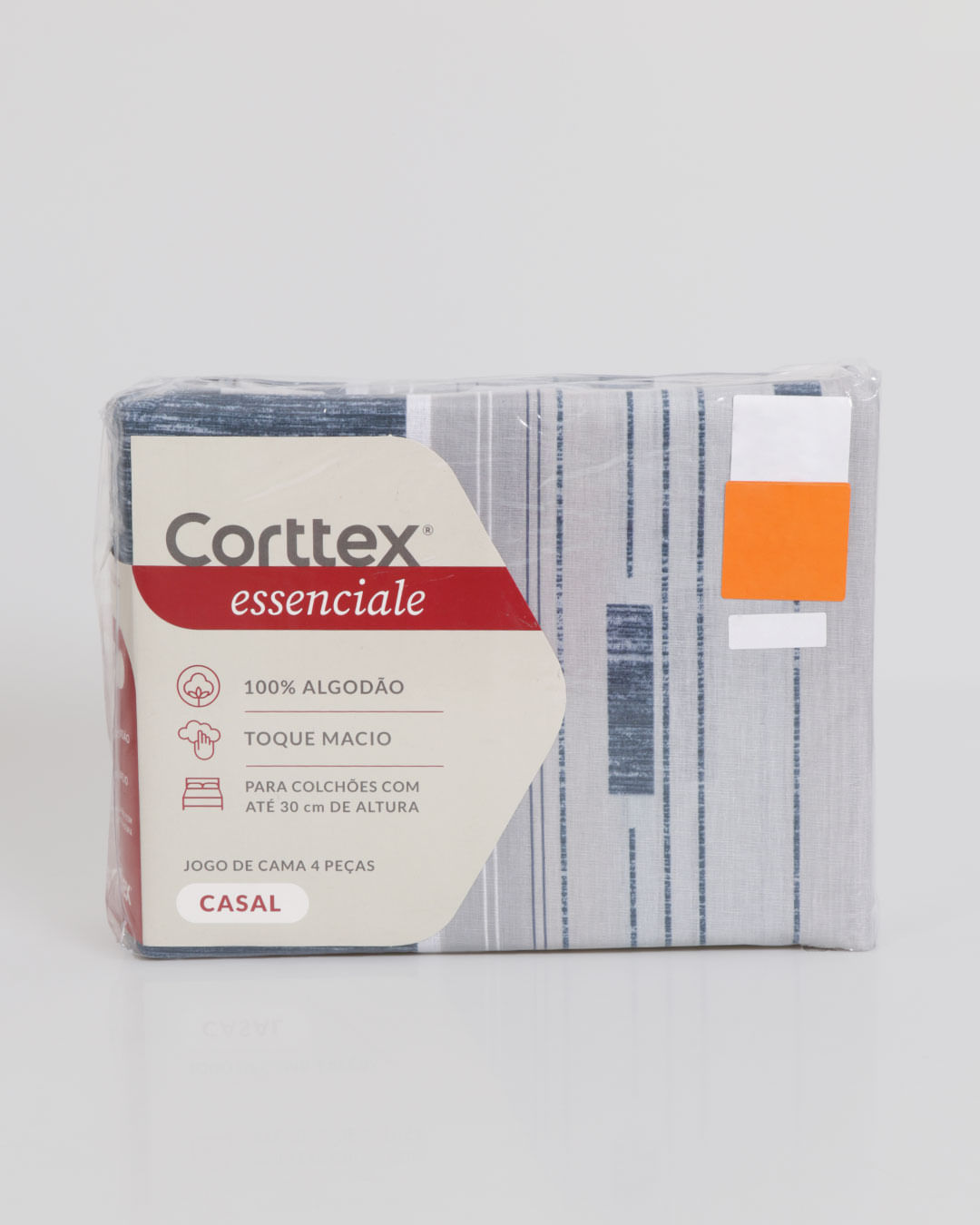 Jg-De-Cama-Cs-Algodao-100---4-Pcs---Cinza-Claro