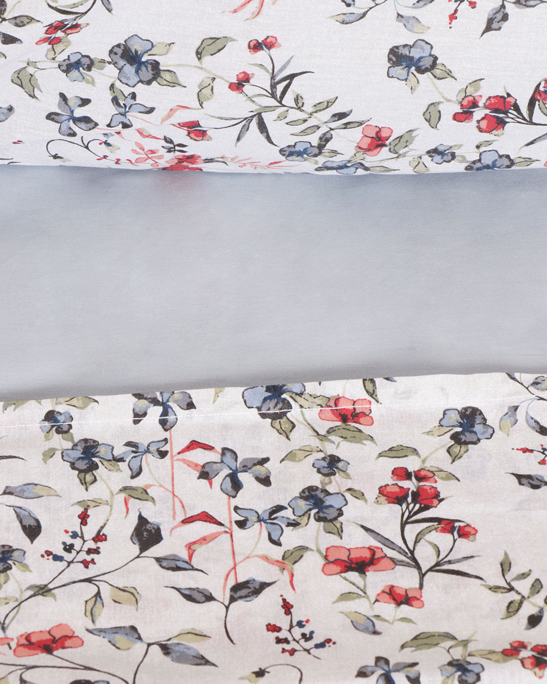 Jg-De-Cama-Cs-Algodao-100---4-Pcs---Verde-Floral