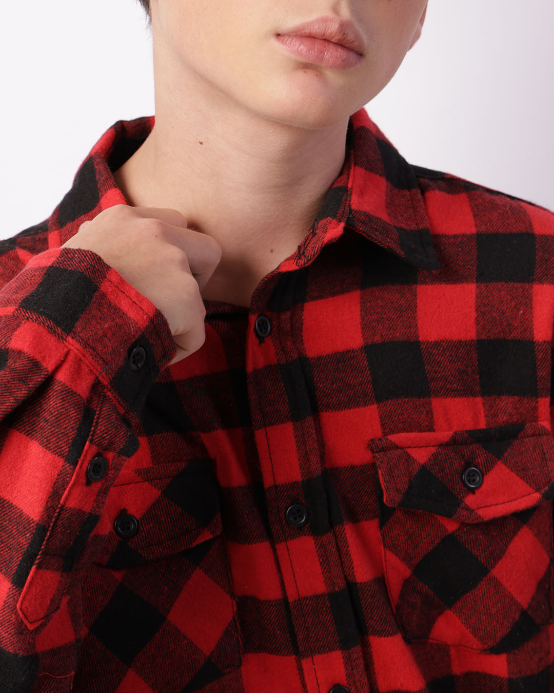 Camisa-Fs-2302-Ml-Xdz-Flanl-M1016-Vrm---Vermelho-Medio