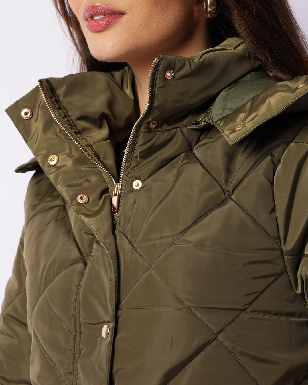 Jaqueta-Puffer-8310-Ziper-Dourado---Verde-Escuro