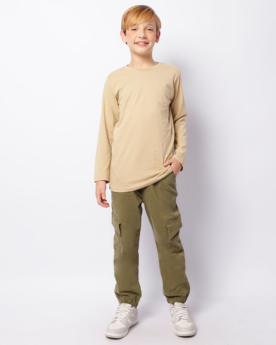 Camiseta-T40325-Ml-Bas-Bege---Bege-Claro