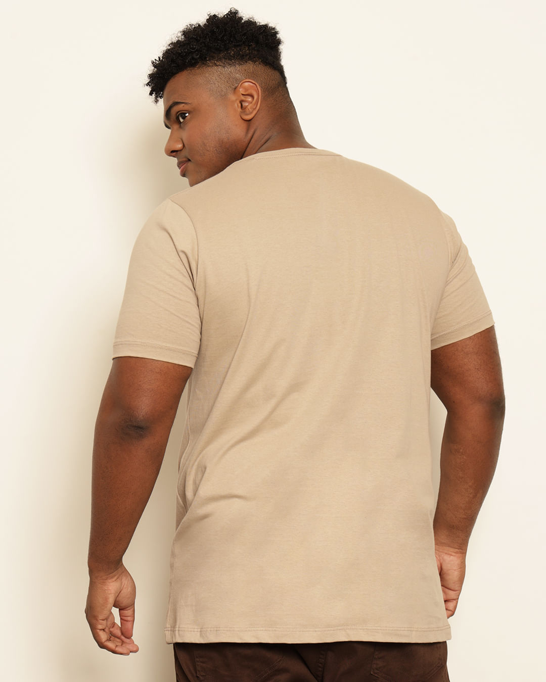 Camiseta-6301764-Fashion-Bege-Plus---Bege-Medio