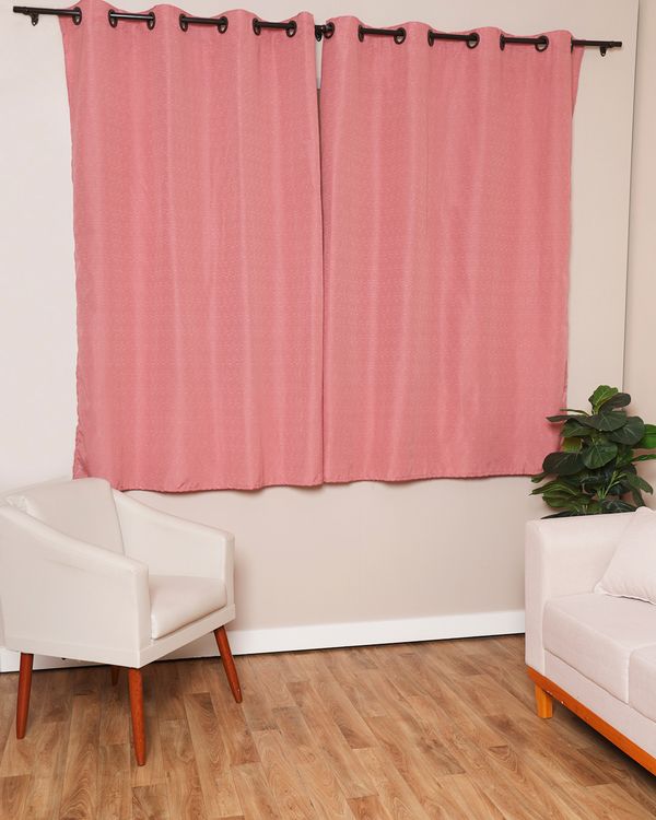 Cortina Isabel Branyl 180cmx200cm Rosa UN
