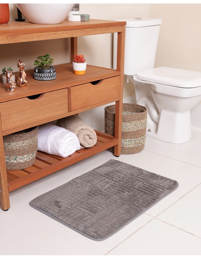 Tapete-Aconchego-45x65---Cinza-Medio