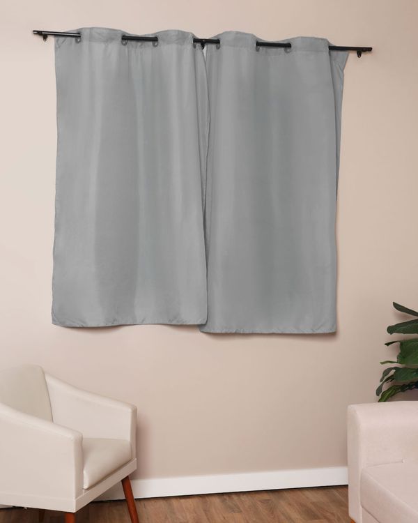Cortina Roma Arte & Cazza 160cm x 220cm Cinza UN