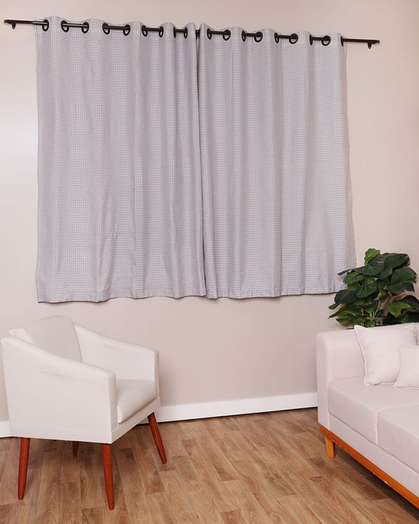 Cortina Bella Janela 300cm x 170cm Rustica Texturizada Marrom UN
