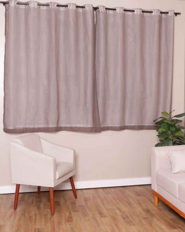 Cortina Delicatta 300cm x 170cm Bellini Taupe Marrom UN