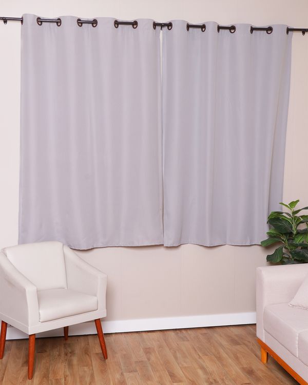 Cortina Isabel 1,80m x 2,00m Branyl Cinza UN
