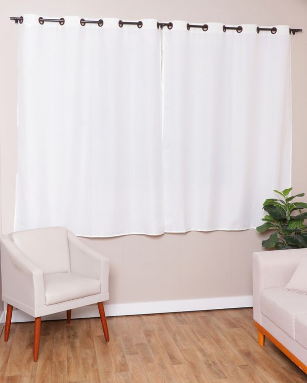 Cortina Isabel 1,80m x 2,00m Branyl Off White UN