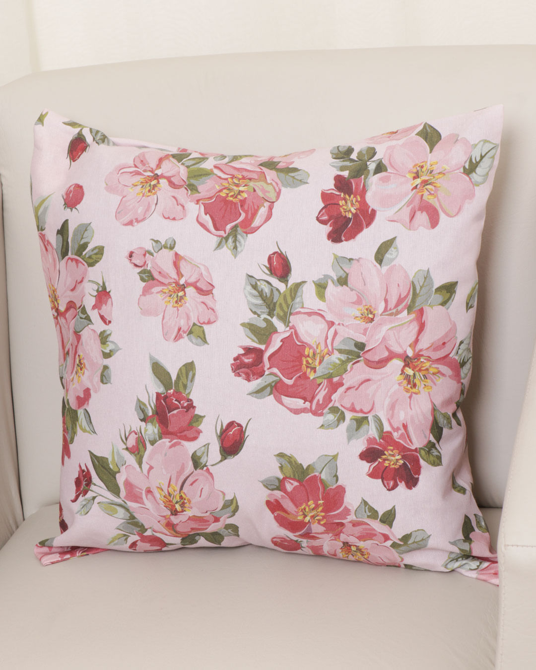 Capa-De-Almofada-40x40--Athenas-Romantic---Rosa-Floral
