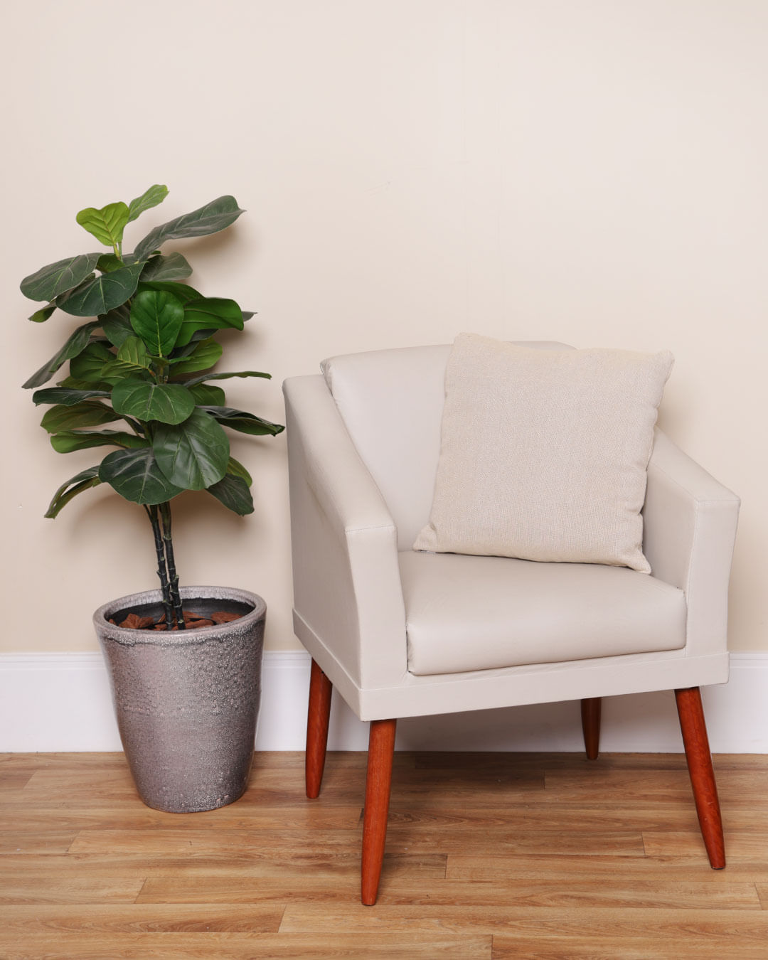 Almofada-Rustica-45x45-Sort---Bege-Medio