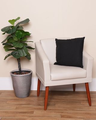 Almofada-Rustica-45x45-Sort---Preto