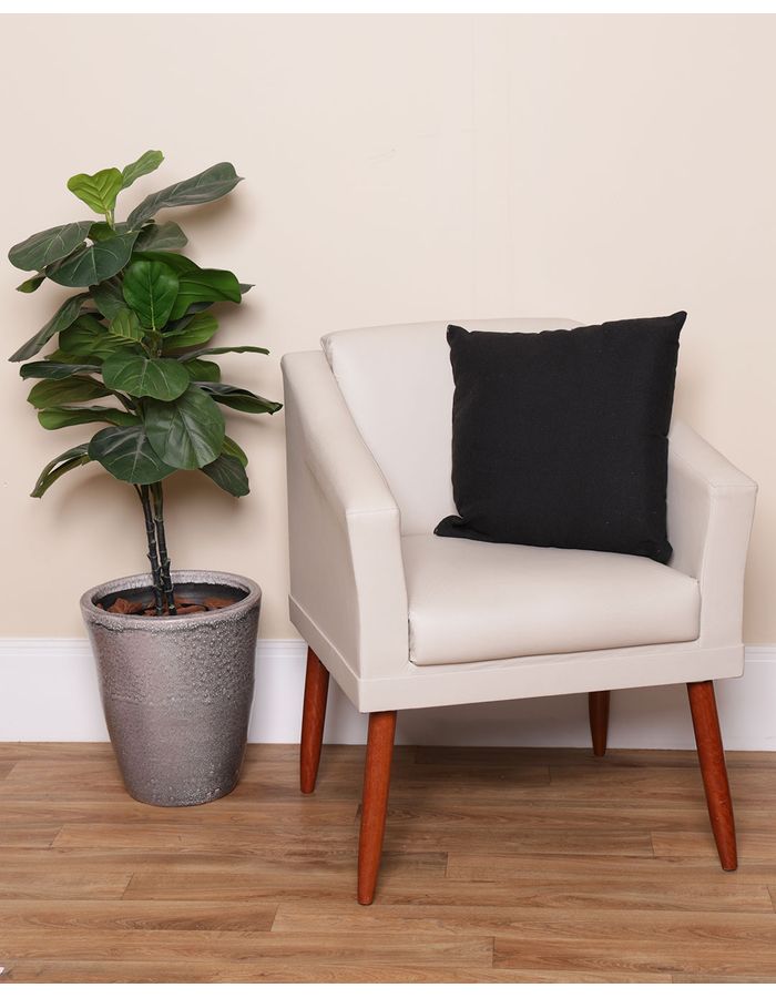 Almofada-Rustica-45x45-Sort---Preto