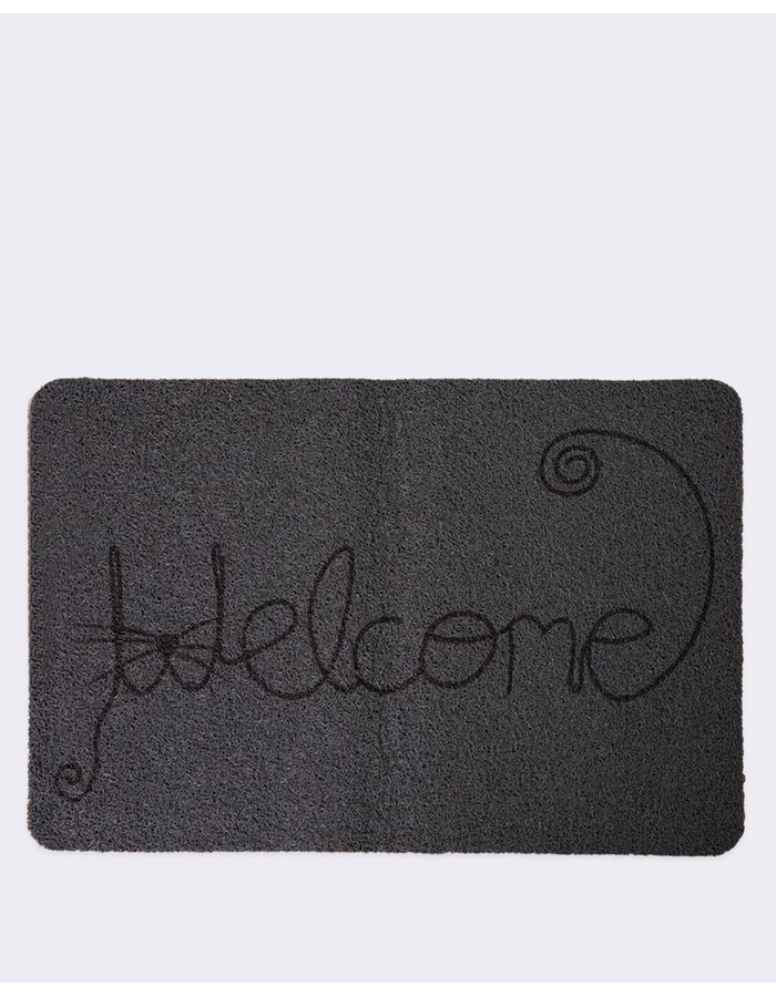 Capacho-Vinil-40x60-Welcome-Cinza---Preto