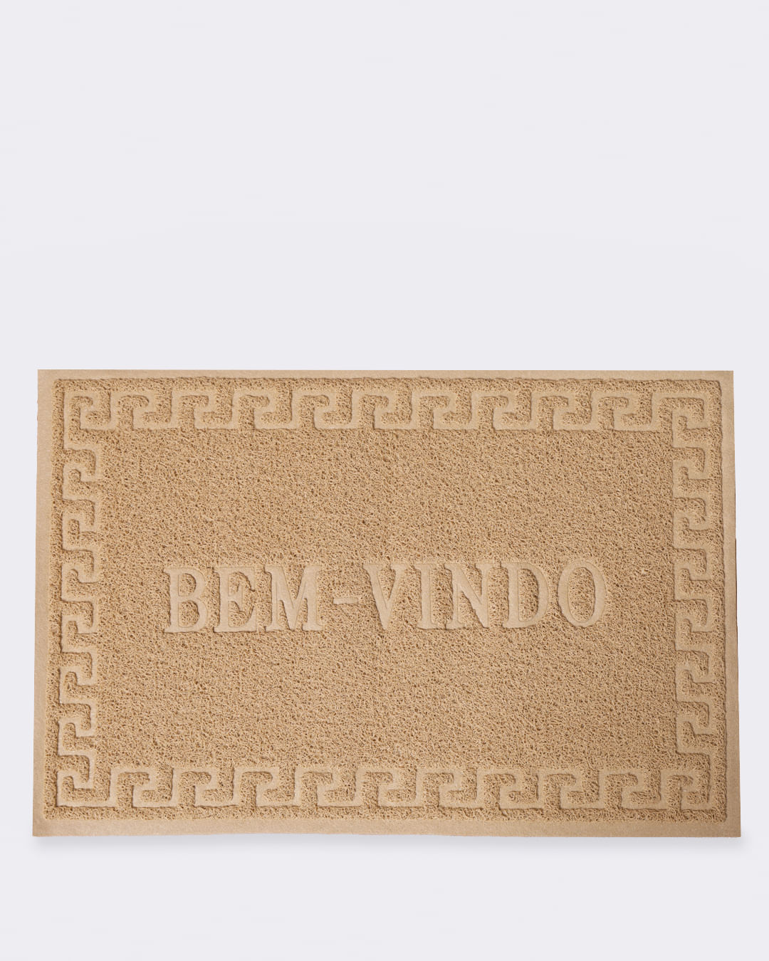Capacho-Vinil-40x60-Bem-Vindo---Bege-Medio