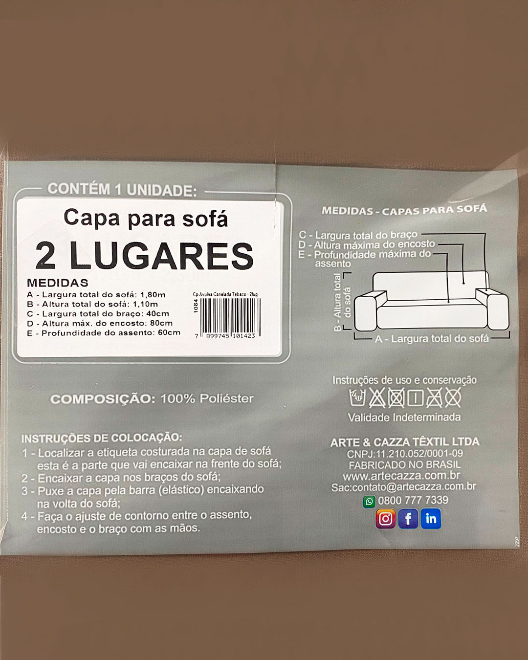 Capa-Sofa-Canelada-2-Lug-Tabaco---Marrom-Escuro